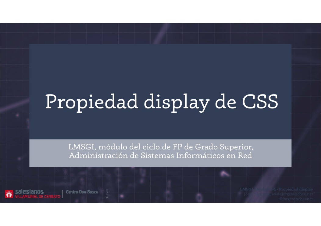 Imágen de pdf Propiedad display de CSS