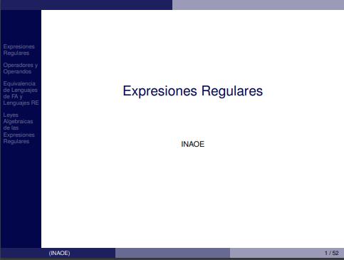 Imágen de pdf Expresiones Regulares