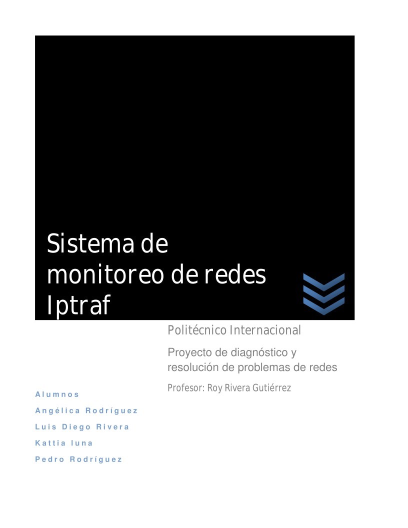 Imágen de pdf Sistema de monitoreo de redes Iptraf