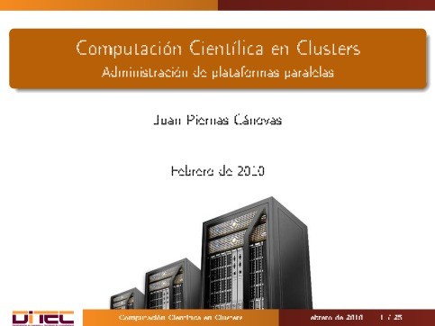 Imágen de pdf Computación Científica en Clusters - Administración de plataformas paralelas