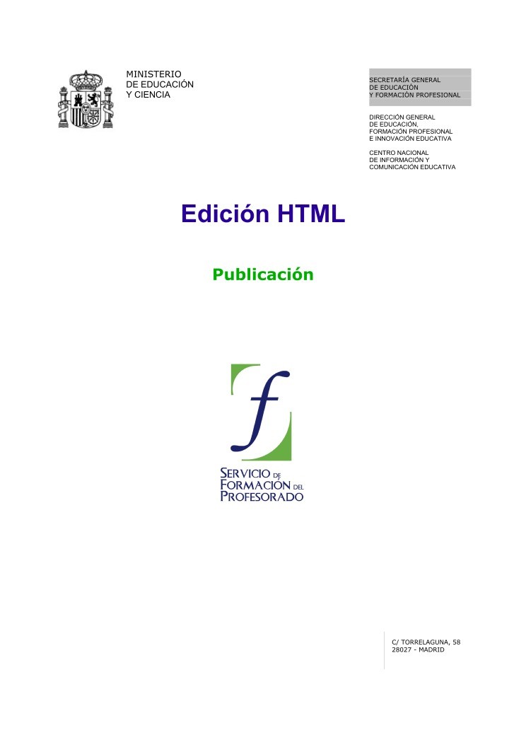 Imágen de pdf Edición HTML - Publicación