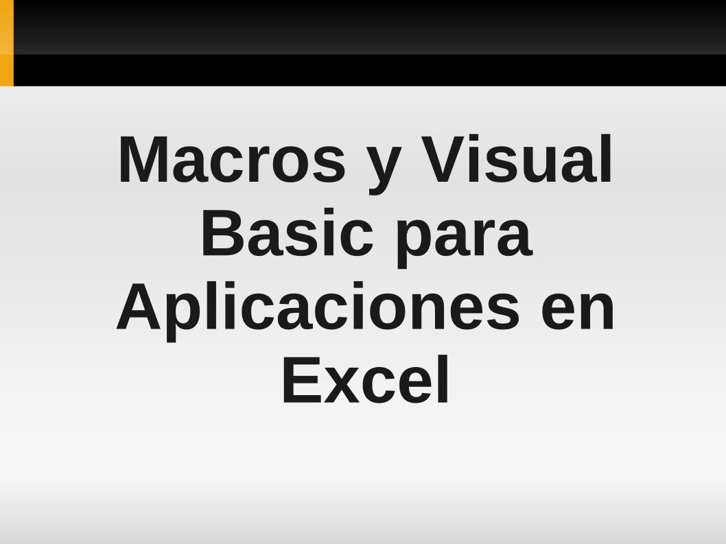 Imágen de pdf Macros y Visual Basic para Aplicaciones en Excel