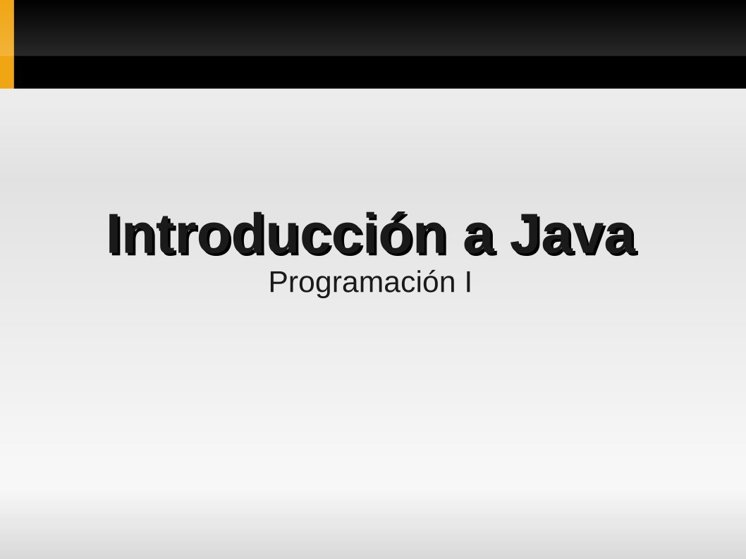 Imágen de pdf Introducción a java - Programación I