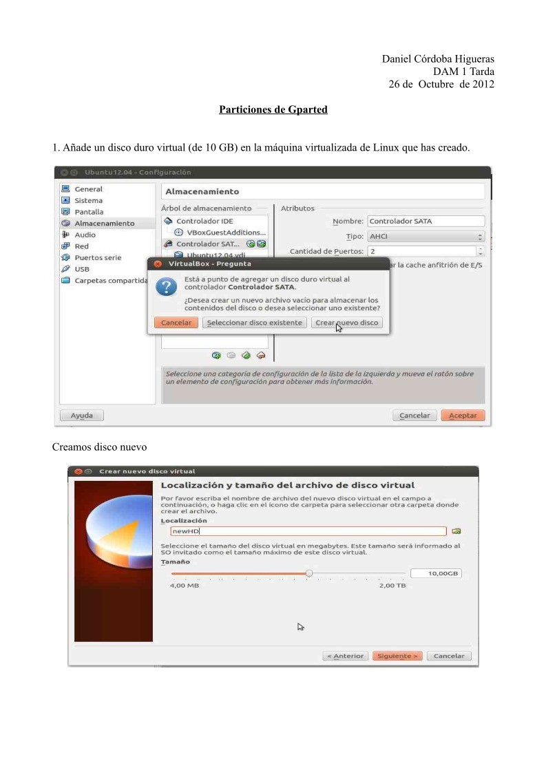 Imágen de pdf Práctica Gparted - redimensionar particiones Ubuntu