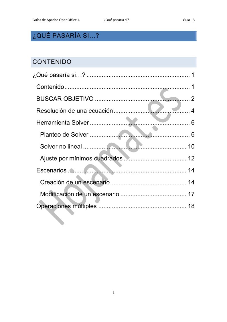 Imágen de pdf Qué pasaría si...  - Guía de Apache OpenOffice 4