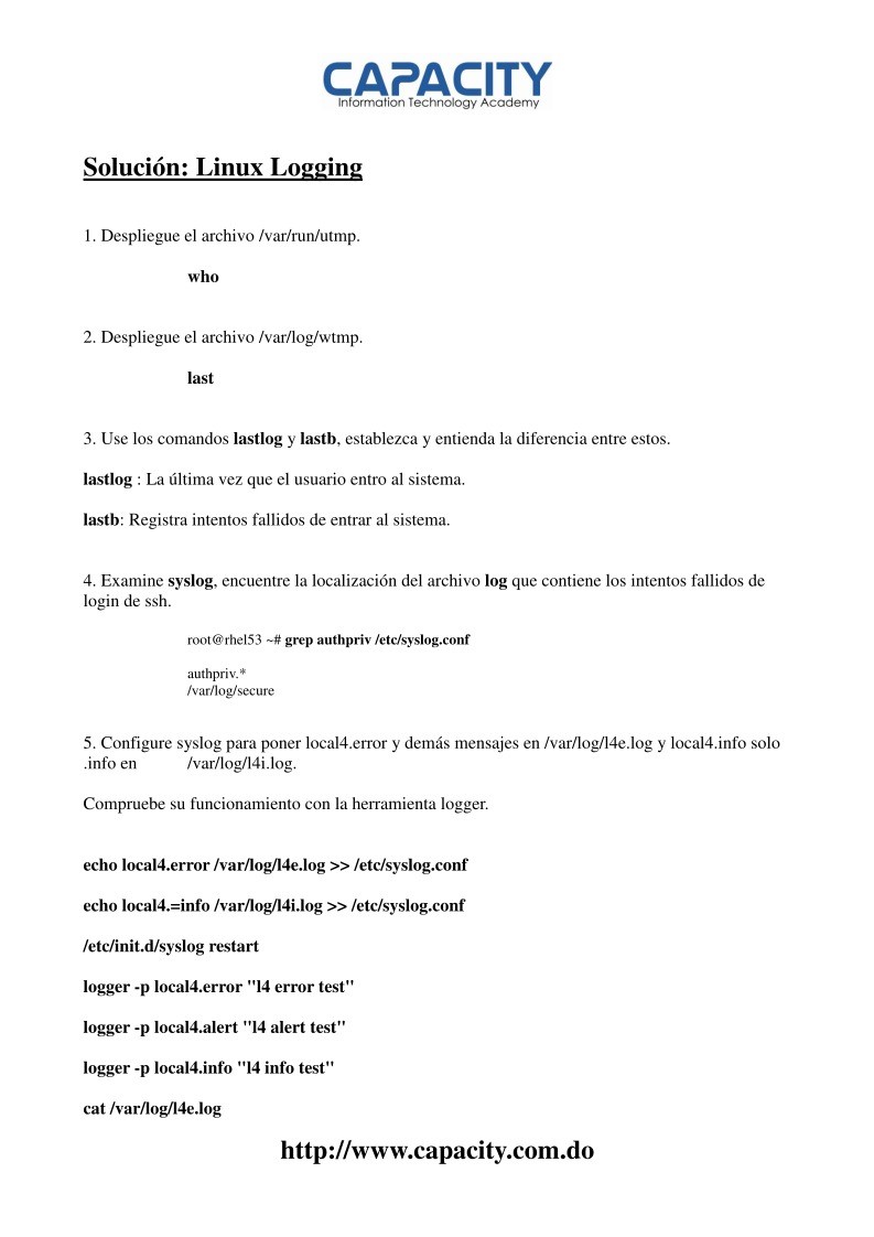 Imágen de pdf Solución: Linux Logging