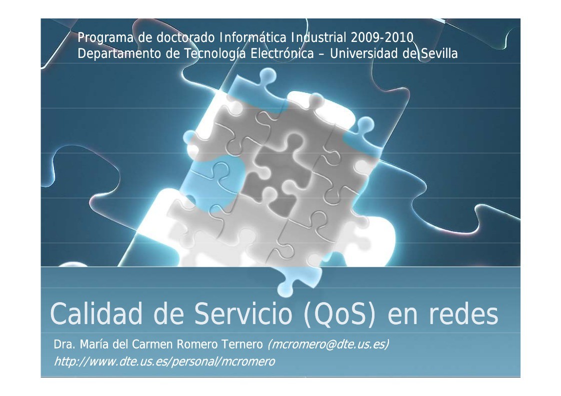 Imágen de pdf Calidad de Servicio (QoS) en redes