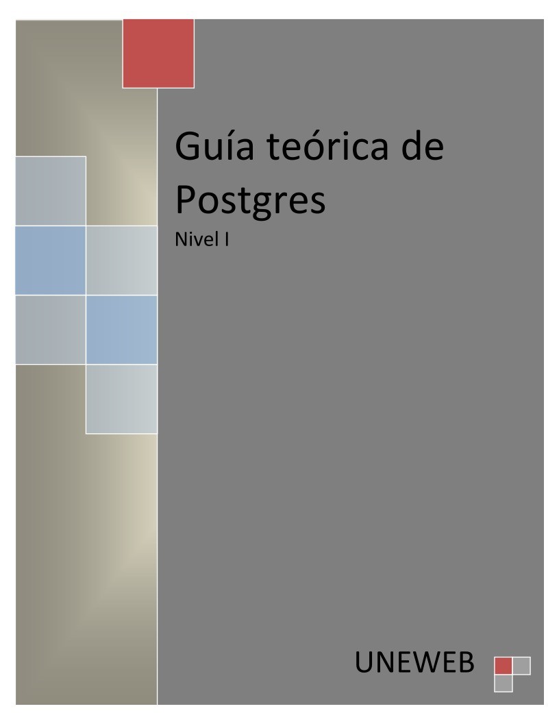 Imágen de pdf Guía teórica de Postgres - Nivel I
