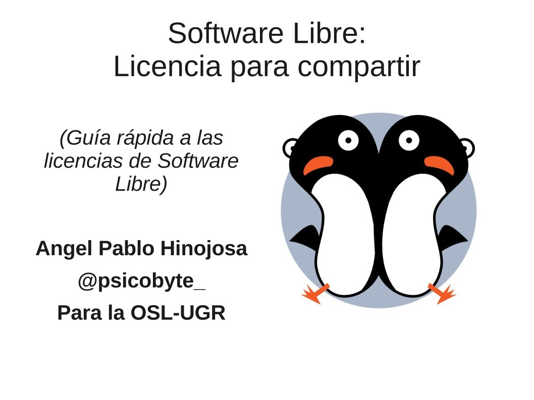 Imágen de pdf Software Libre: Licencia para compartir