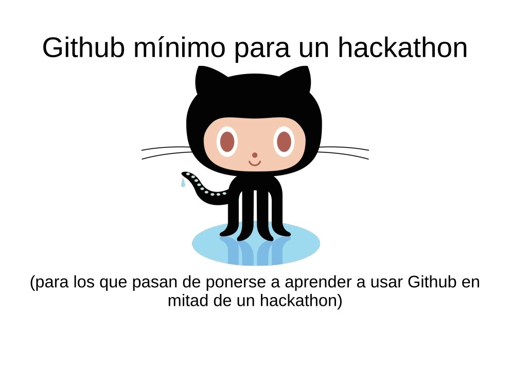 Imágen de pdf Github mínimo para un hackathon