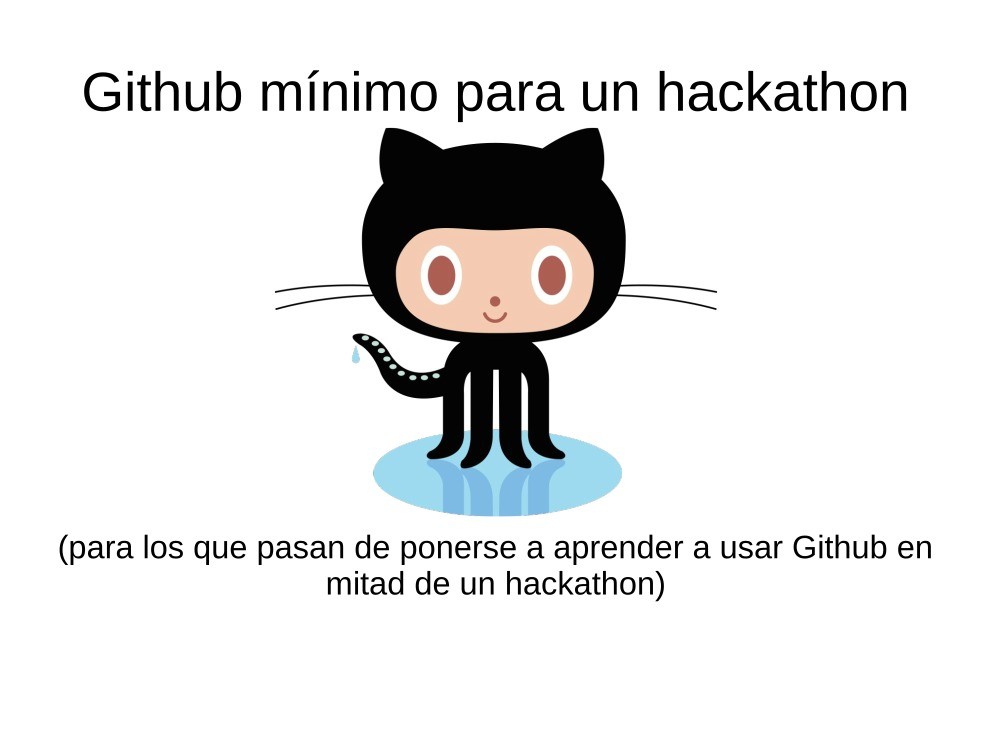 Imágen de pdf Github mínimo para un hackathon