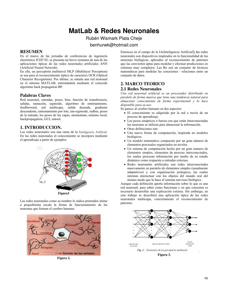 Imágen de pdf MatLab & Redes Neuronales