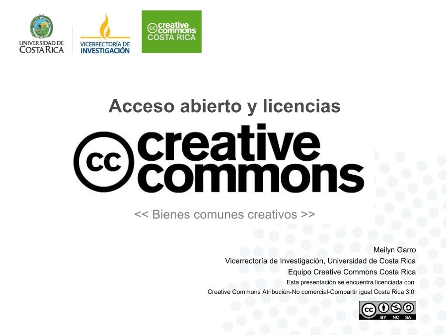 Imágen de pdf Acceso abierto y licencias Creative Commons