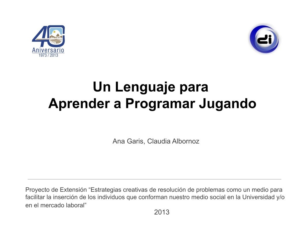 Imágen de pdf Un Lenguaje para Aprender a Programar Jugando
