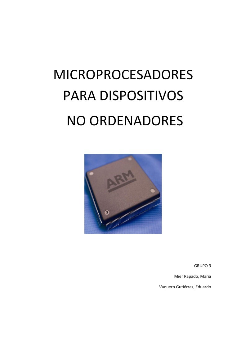 Imágen de pdf Microprocesadores para dispositivos no ordenadores