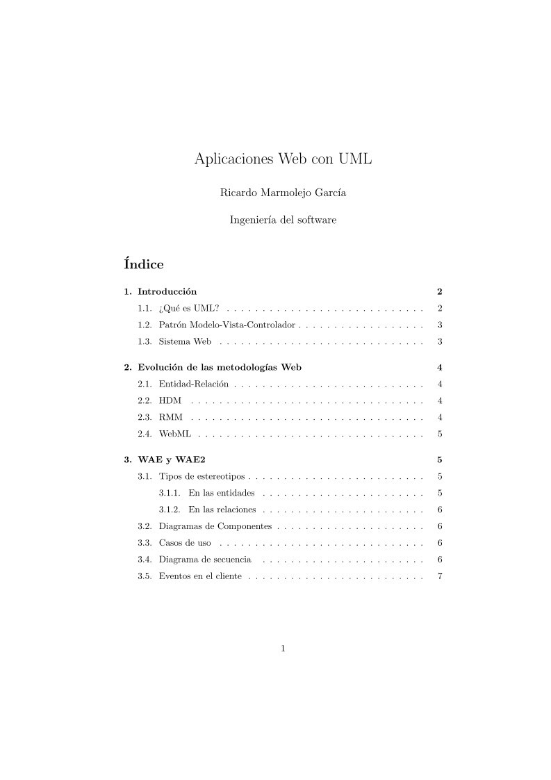 Imágen de pdf Aplicaciones Web con UML