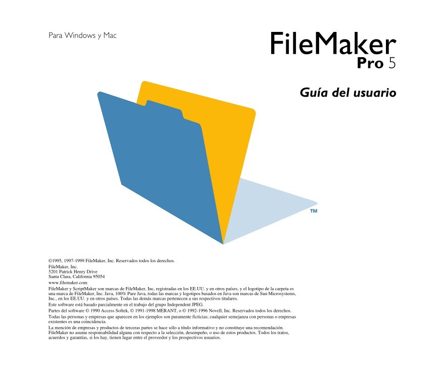 Imágen de pdf FileMaker Pro 5 - Guía del usuario