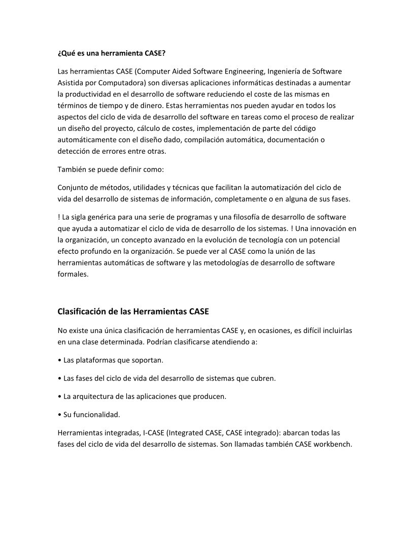 Imágen de pdf ¿Qué es una herramienta CASE?