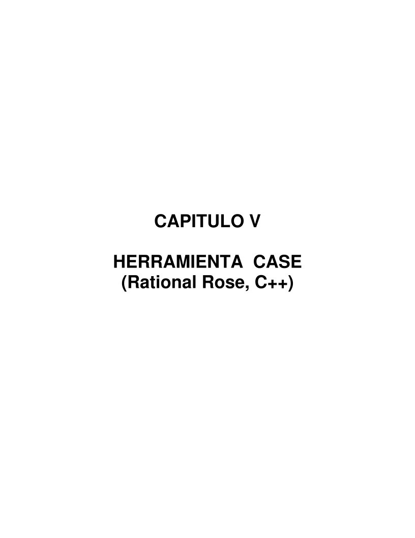Imágen de pdf Capitulo V - Herramienta CASE (Rational Rose, C++)