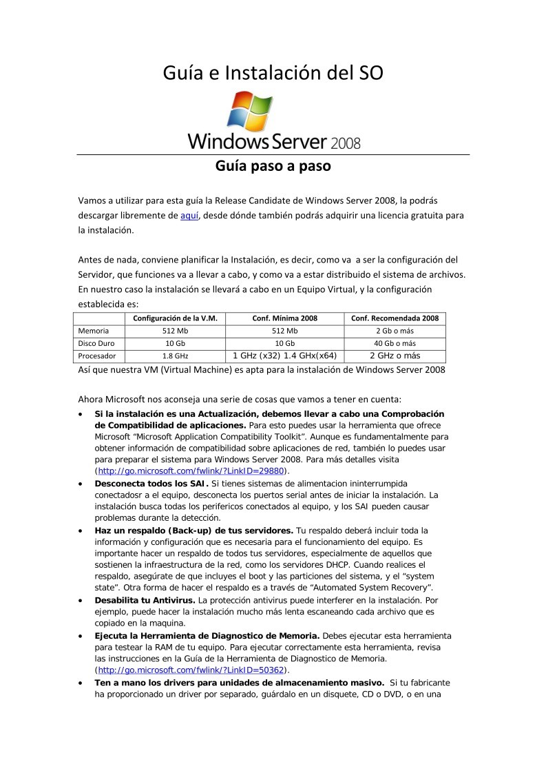 Imágen de pdf Guía de Instalacion de Windows Server 2008 paso a paso