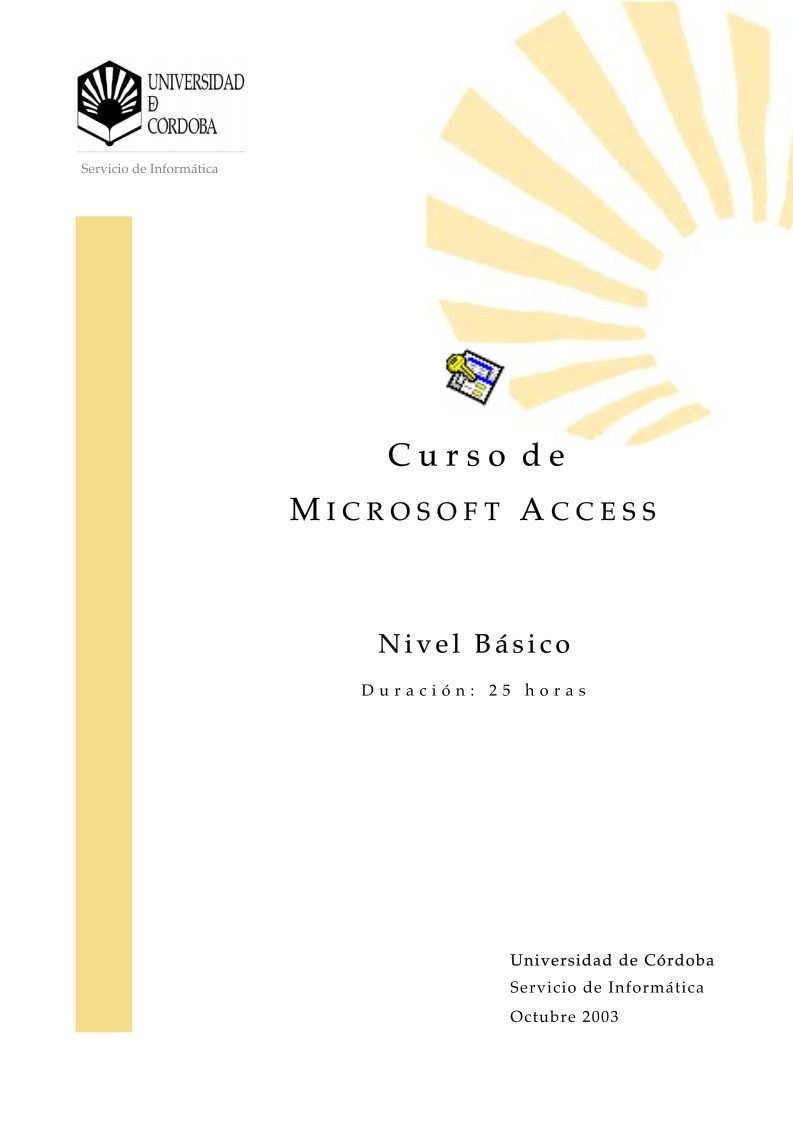 Imágen de pdf Curso de Microsoft Access 97 - Nivel Básico