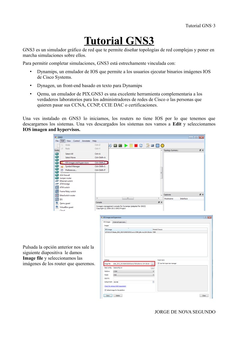 Imágen de pdf Tutorial GNS·3