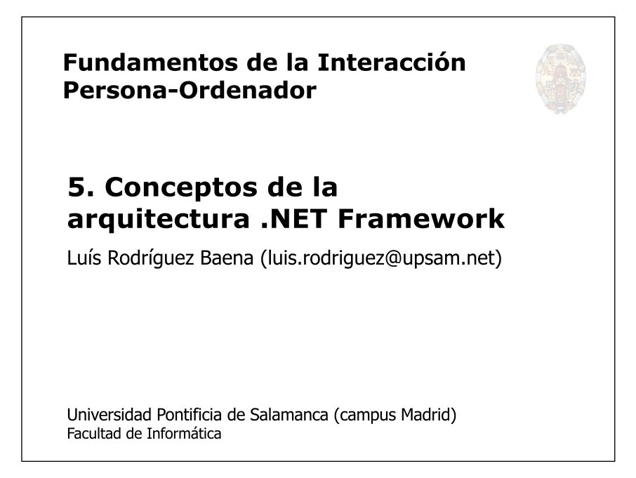 Imágen de pdf 5. Conceptos de la arquitectura .NET Framework