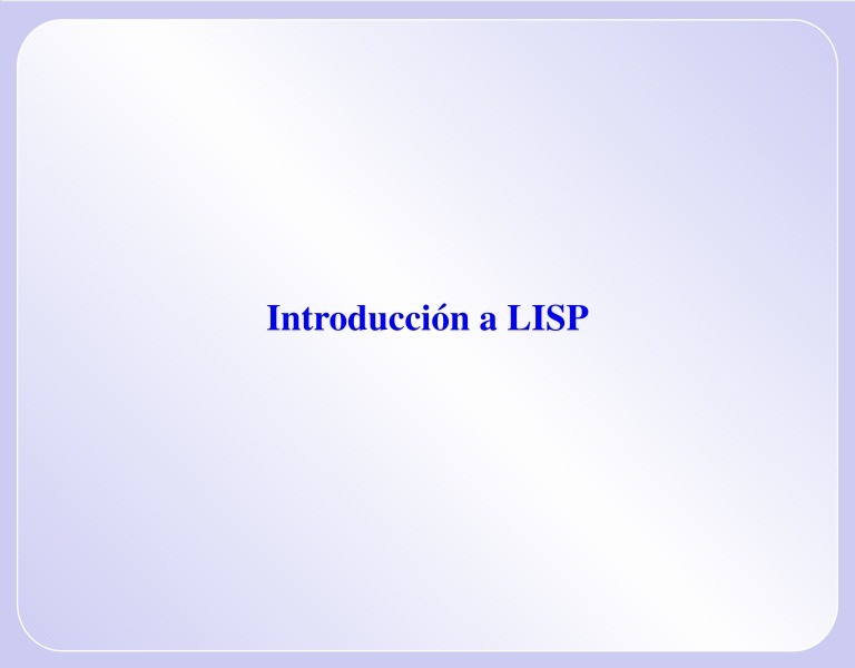 Imágen de pdf Introducción a LISP