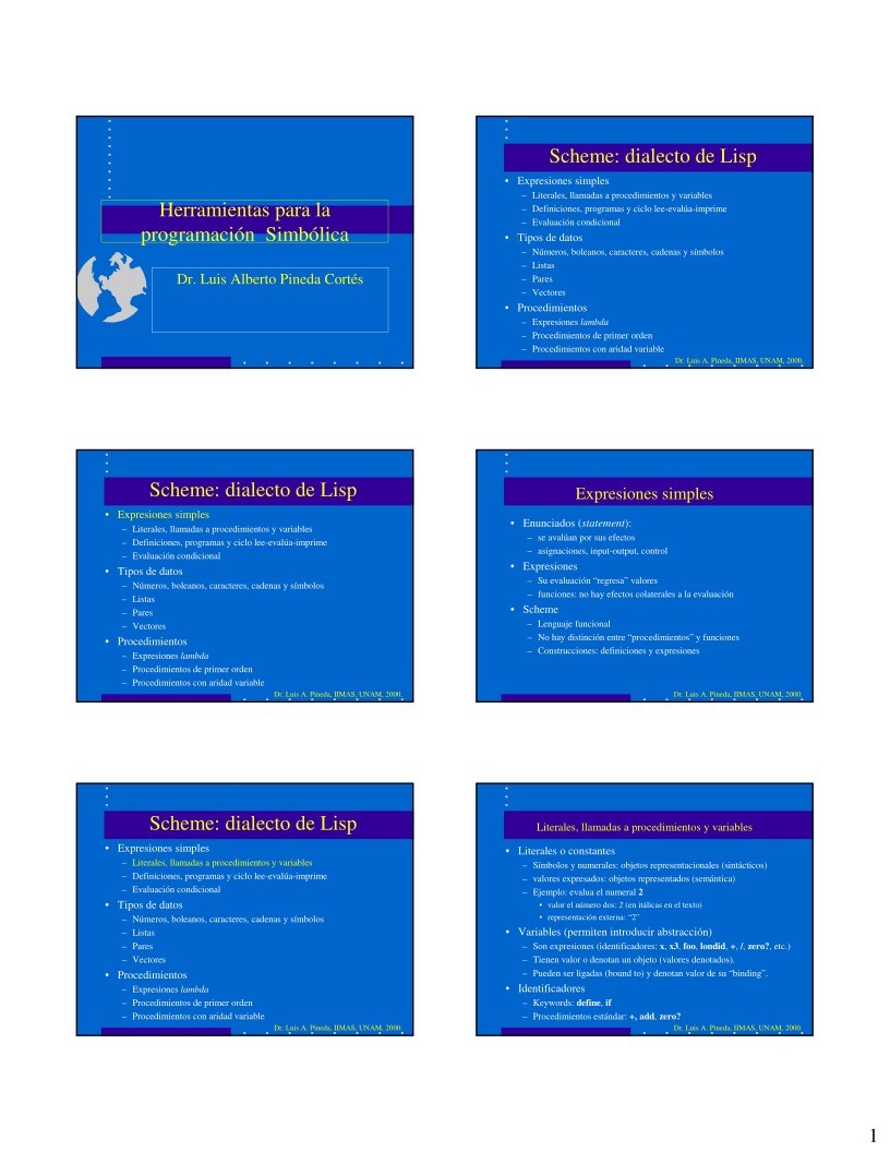 Imágen de pdf Lisp - Herramientas para la programación Simbólica