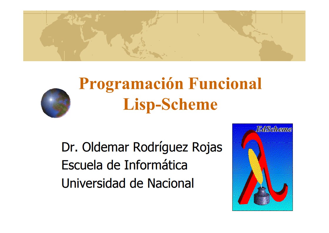 Imágen de pdf Programación Funcional Lisp-Scheme