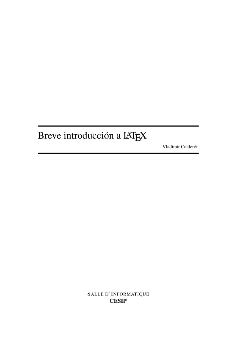 Imágen de pdf Breve Introducción a Latex