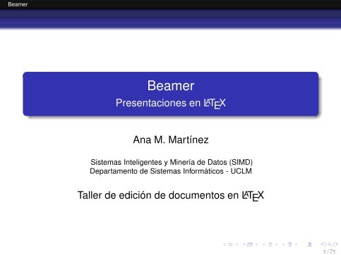 Imágen de pdf Beamer - Presentaciones en LaTeX