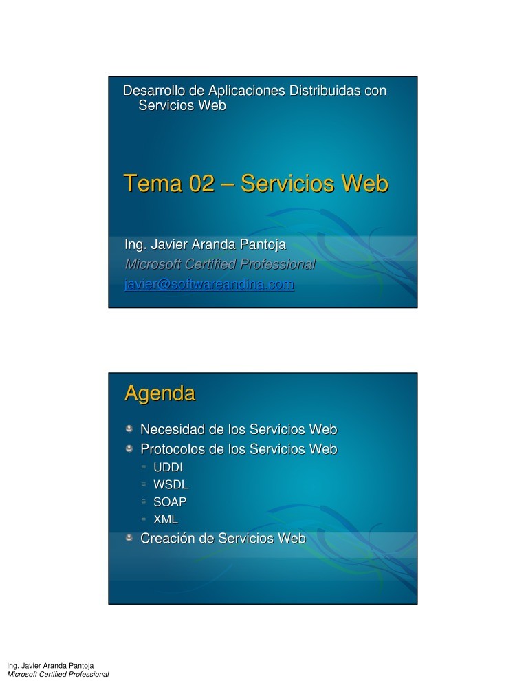 Imágen de pdf Tema 02 - Servicios Web