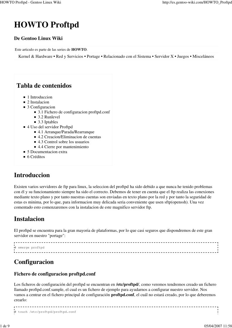 Imágen de pdf HOWTO Proftpd - Gentoo Linux Wiki