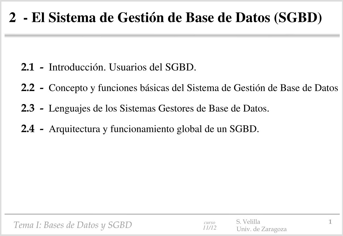 Imágen de pdf 2 - El Sistema de Gestión de Base de Datos (SGBD)