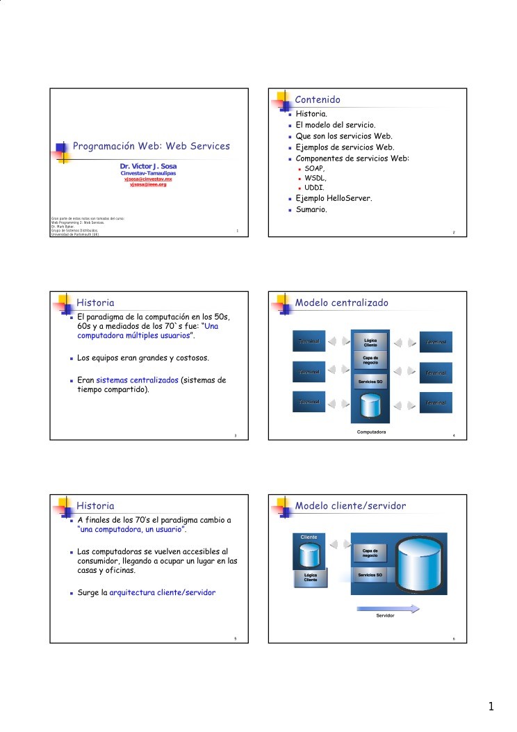 Imágen de pdf Programación Web: Web Services