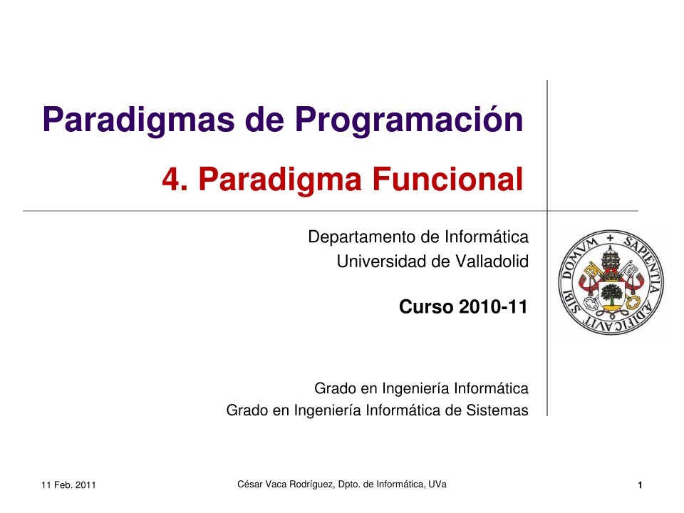 Imágen de pdf La Programación Funcional: Un Poderoso Paradigma