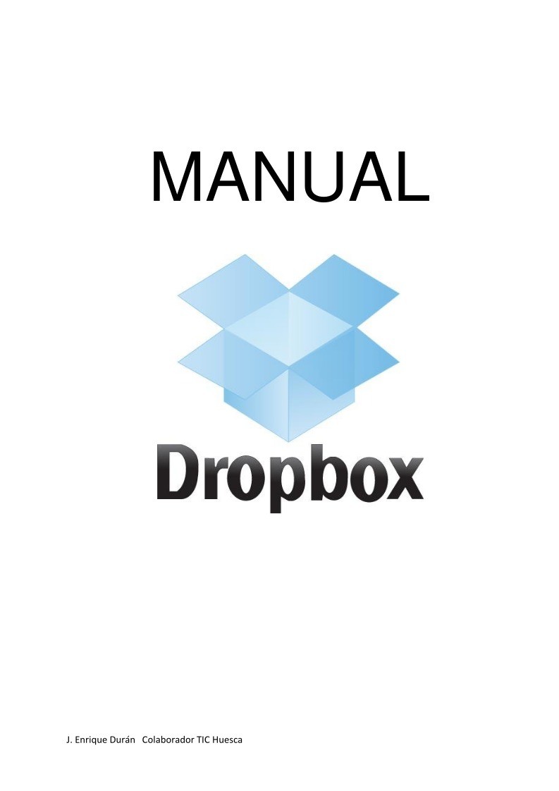 Imágen de pdf Manual Dropbox