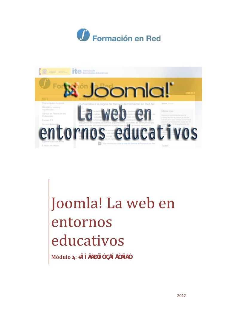 Imágen de pdf Joomla - 3: Conceptos generales