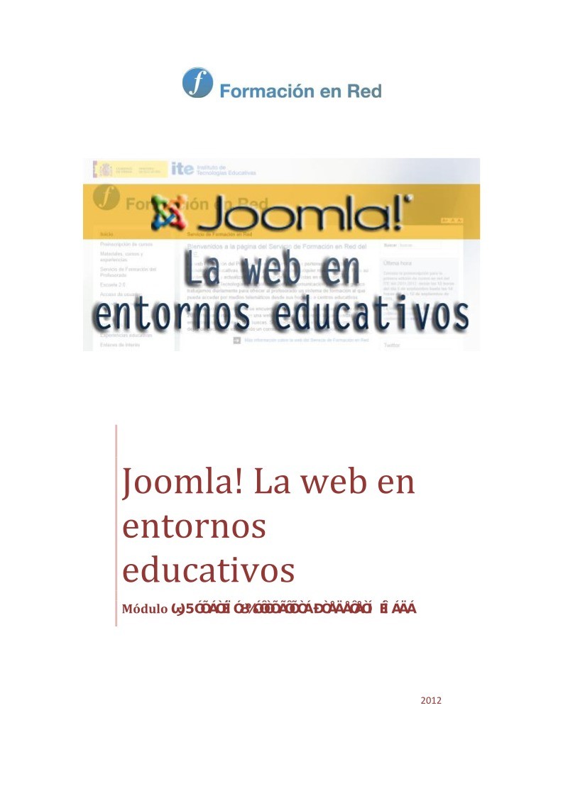 Imágen de pdf Joomla - 4: Usuarios . Estructura predeterminada. ACL (I)