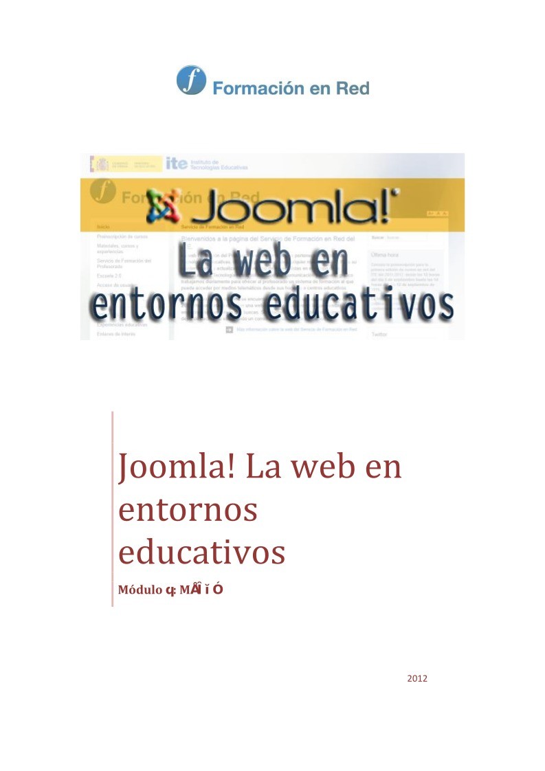 Imágen de pdf Joomla - 7: Menús