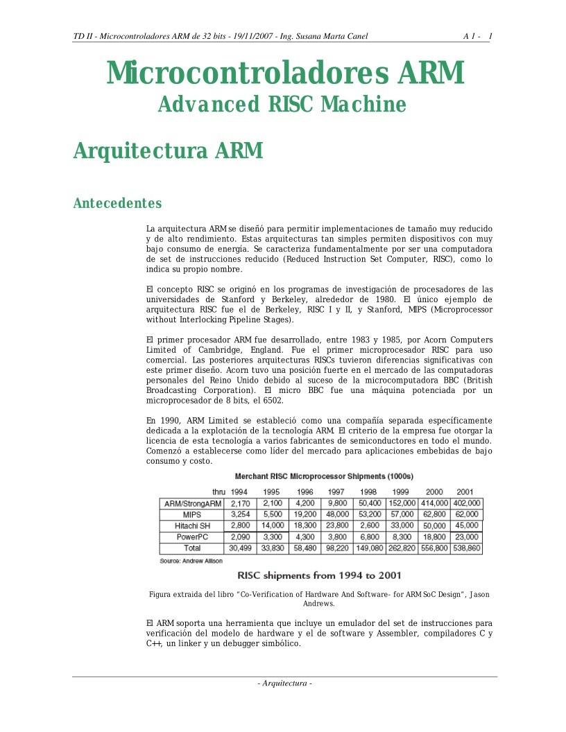 Imágen de pdf Microcontroladores ARM de 32 bits