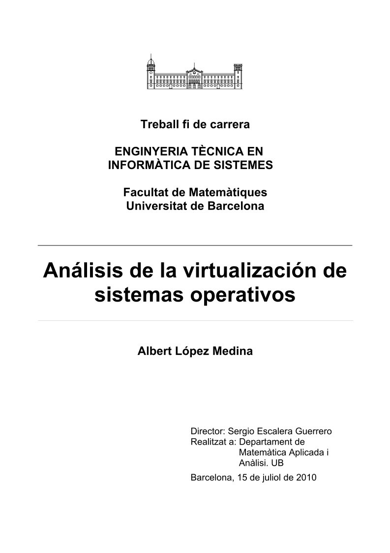 Imágen de pdf Analisis de la virtualización de sistemas operativos