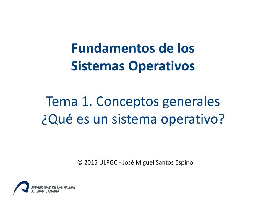 Imágen de pdf ¿Qué es un sistema operativo? - Tema 1. Conceptos Generales