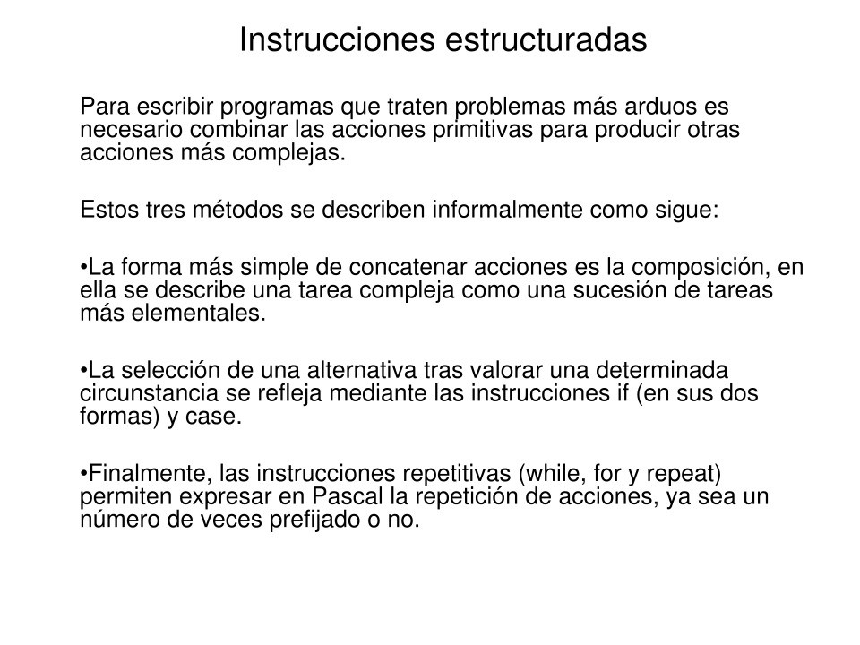 Imágen de pdf Instrucciones estructuradas