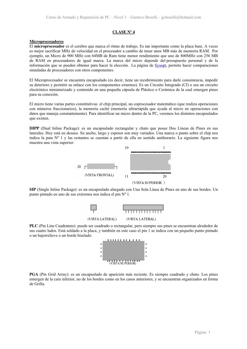 Imágen de pdf Clase 4 - Curso de Armado y Reparación de PC – Nivel 1