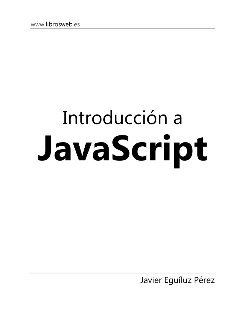 Imágen de pdf Introducción a JavaScript