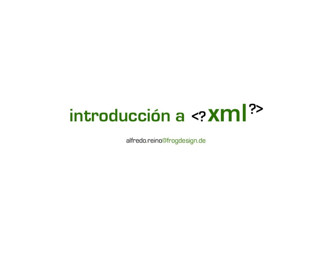 Imágen de pdf Introducción a XML