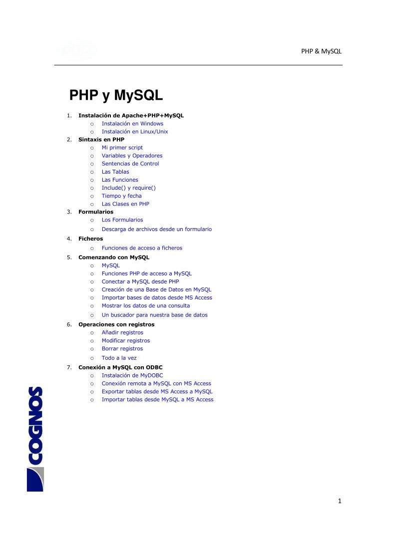 Imágen de pdf Manual PHP y MYSQL