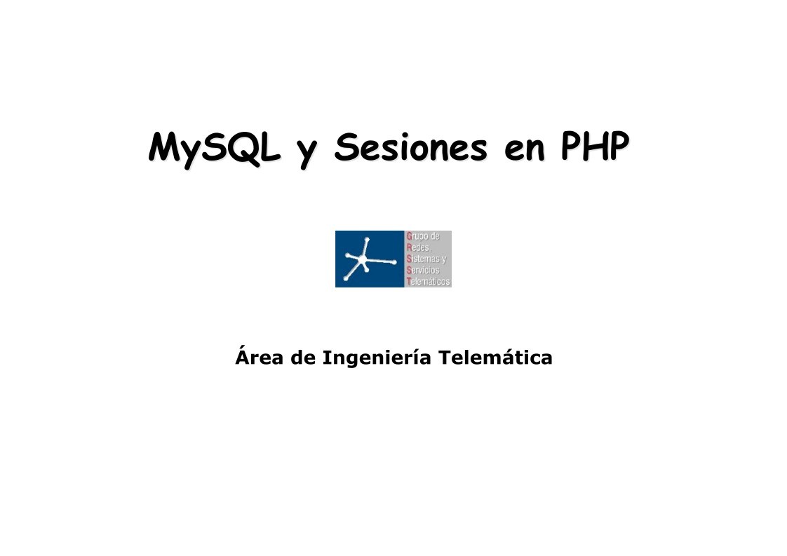 Imágen de pdf MySQL y Sesiones en PHP